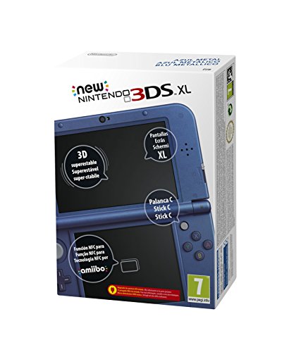 New Nintendo 3DS - Consola XL, Color Azul Metálico