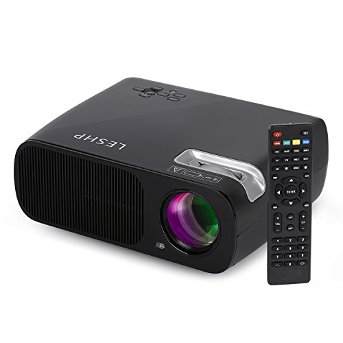 LESHP Mini Proyector LED 1080p HD HDMI / VGA / USB /...
