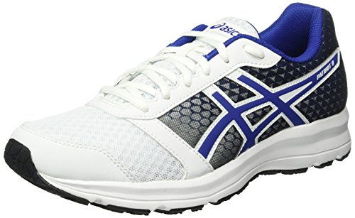 Asics Patriot 8, Zapatillas de Running para Hombre, Multicolor (White/Asics Blue/Black), 42...