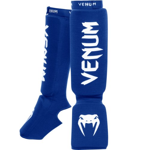 Venum Kontact - Espinilleras, color azul, talla única