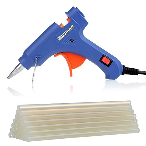 Blusmart Mini Pistola de silicona on 25 piezas Barras de pegamento Alta...