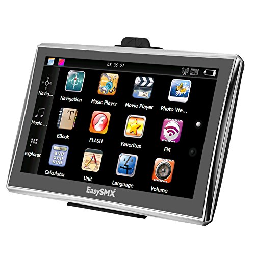 EasySMX Navegador GPS para Coche [ 7 Pulgadas GPS para Coche 8G...