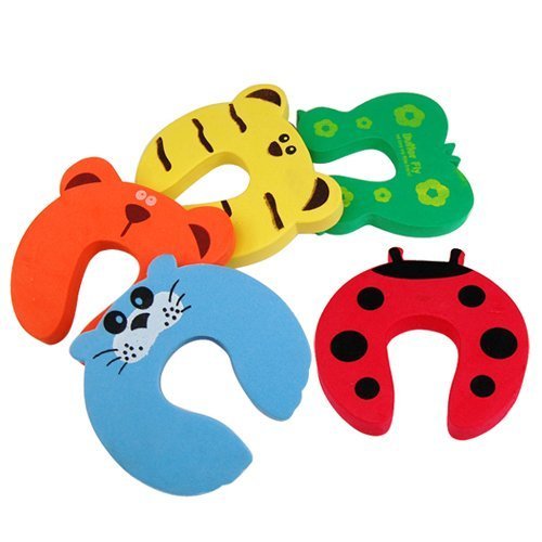 JT-Amigo Pack de 10 Piezas Tope Clip Protector Puerta Dedos Seguridad para...