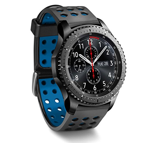 Greatfine Reloj Inteligente Smart Watch 22mm Silicona Banda de Reloj de la...