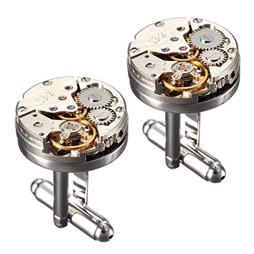 BABAN 2pcs Gemelo Gemini Para Mecanismo de relojería camisa de Comercio regalo...