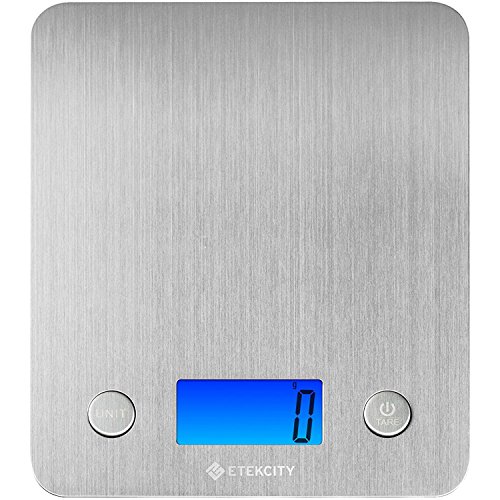 Etekcity Báscula Digital para Cocina, 5 kg / 11 lbs, Plataforma de...